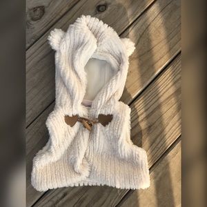 Baby Fur Vest Cream